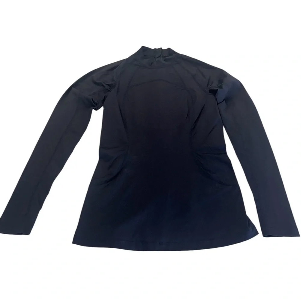 Lululemon Athletic Long Sleeve Back Zip Top Size 4